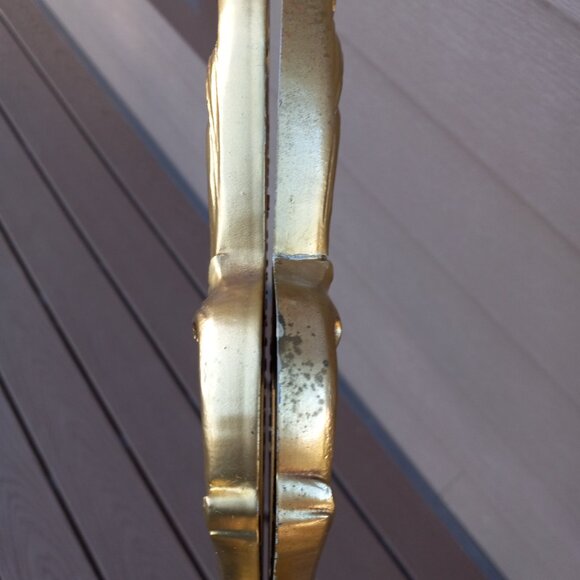 Vintage Syroco Gold Ornate Wall Sconces Candle Holders Set of 2 # 2336 DAMAGED - Picture 12 of 16